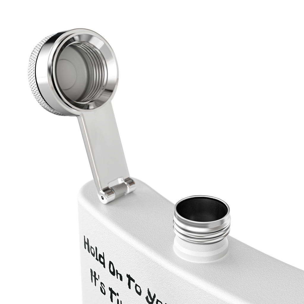 Hold On to Your Lug Nuts | Funny Mechanic Flask, 6 oz
