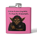 Hold On to Your Lug Nuts | Funny Mechanic Flask, 6 oz